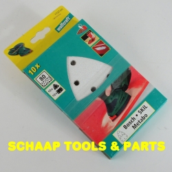 Schuurbladen voor multischuurmachines 102x62/93 wit korrel  80 | 1127